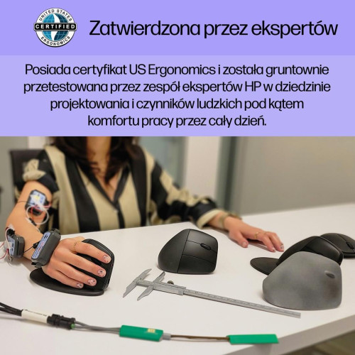 Mysz HP 920 Ergonomic Vertical Mouse Black bezprzewodowa czarna-14241921