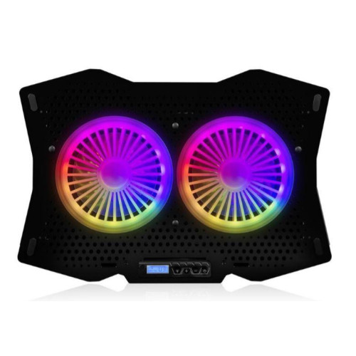 Podstawka chłodząca pod laptopa CF18 RGB SILENT FAN czarna-1424228