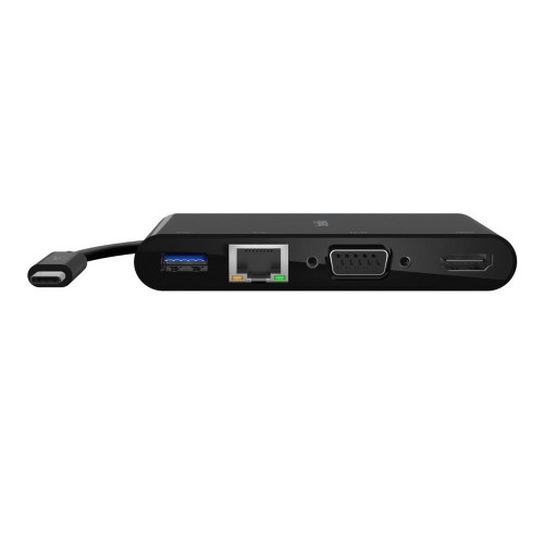 Adapter multimedialny USB-C GBE, HDMI, VGA, USB -1424625