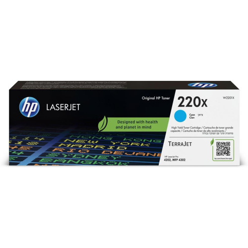 HP Oryginalnym wkładem z błękitnym tonerem 220X LaserJet-14250228