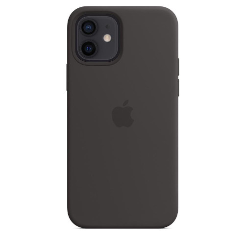 Silikonowe etui z MagSafe do iPhonea 12 i 12 Pro Czarne-1426036