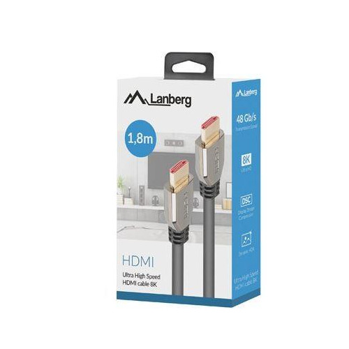 Kabel HDMI M/M V2.1 1.8M 8K 60Hz czarny-1426843