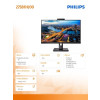 Monitor 275B1H 27 cali IPS DVI HDMI DP Pivot Webcam-1436886
