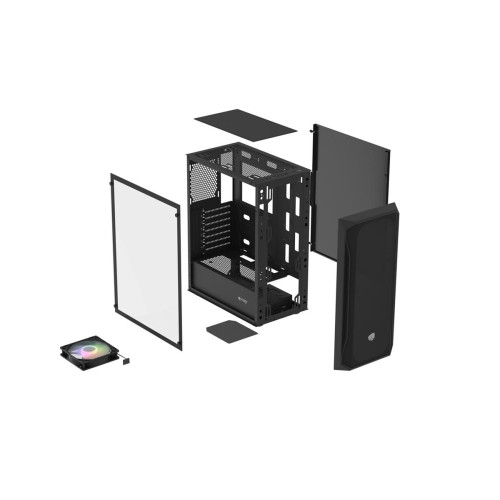FURY OBUDOWA KOMPUTEROWA FURY SHOBO RGB MIDI TOWER Z OKNEM CZARNA-14364434