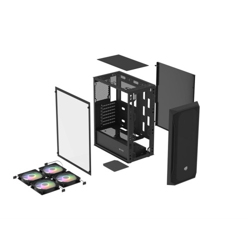 FURY OBUDOWA KOMPUTEROWA FURY SHOBO SH4F RGB MIDI Z OKNEM CZARNA-14364625