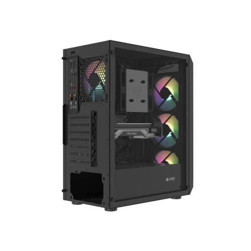 FURY OBUDOWA KOMPUTEROWA FURY SHOBO SH4F RGB MIDI Z OKNEM CZARNA-14364627