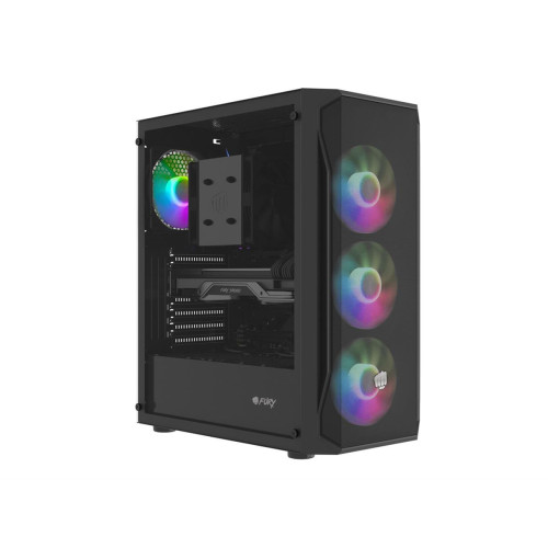 FURY OBUDOWA KOMPUTEROWA FURY SHOBO SH4F RGB MIDI Z OKNEM CZARNA-14364629