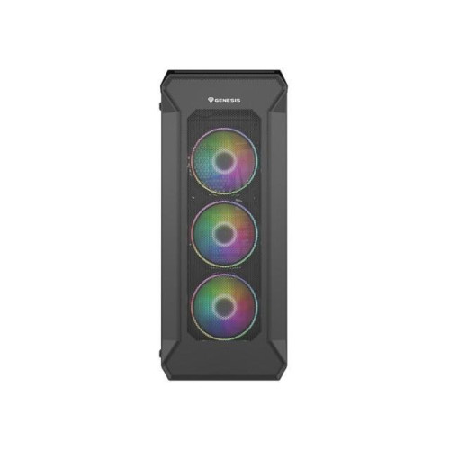 Obudowa NATEC Genesis Irid 505 ARGB NPC-1518 (ATX. Micro ATX. Mini ITX; kolor czarny)-14364736