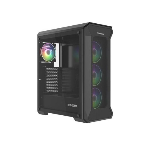 Obudowa NATEC Genesis Irid 505 ARGB NPC-1518 (ATX. Micro ATX. Mini ITX; kolor czarny)-14364738