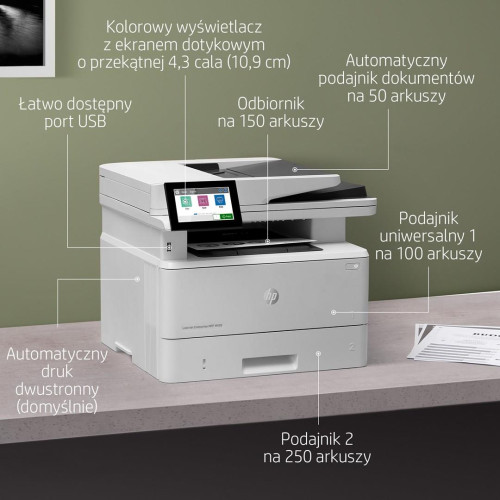 Urządzenie wielofunkcyjne HP LaserJet Enterprise MFP M430f 3PZ55A-14367730