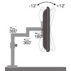 Techly ICA-LCD 502BK uchwyt / stojak do monitorów 68,6 cm (27