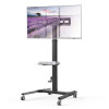 Techly ICA-TR228 stojak do multimediów Czarny Płaski panel Karta multimedialna-14412227