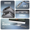 AXAGON HMC-8HLSA Wieloportowy koncentrator USB-C 3.2 Gen 1, 3x USB-A + 4K/60Hz HDMI + SD/microSD, Gigabit LAN, Audio, PD