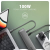 Koncentrator wieloportowy AXAGON HMC-10HLS, 4x USB-A i 2x USB-C, HDMI 4K/60Hz, RJ-45, SD/microSD, PD 100W-14463754