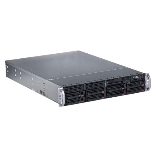 OBUDOWA SERWEROWA SUPERMICRO CSE-825TQC-R802LPB (Black 2U SC825TQC SAS3 LP Chassis w/ Red. 800W PWS)-2110771