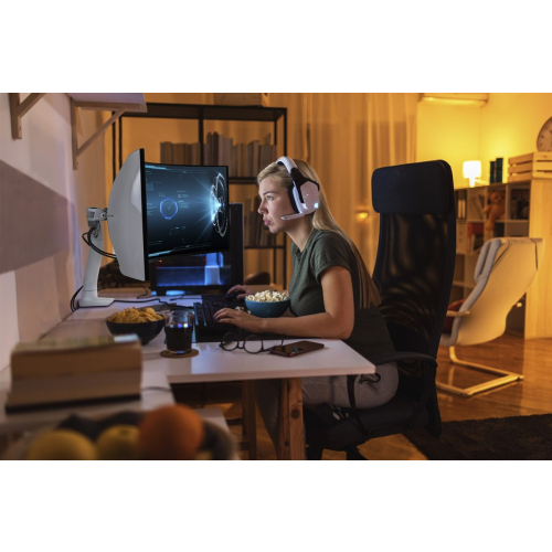Ergotron HX DESK MONITOR ARM/WITH HD PIVOT MATTE BLACK-14412046