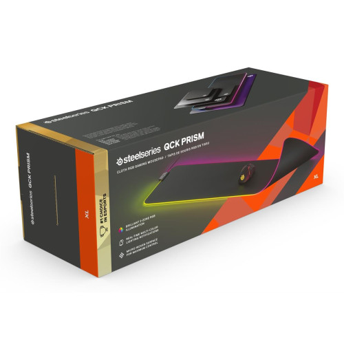 Steelseries QcK Prism Cloth XL Podkładka dla graczy Czarny-14422292