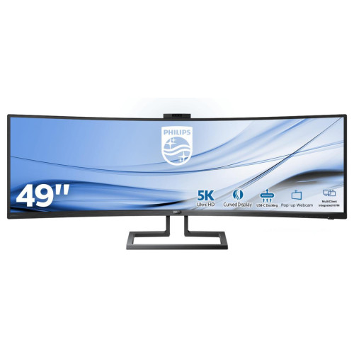 Monitor Philips 499P9H/00 (48,8"; VA; 5120x1440; DisplayPort, HDMI x2; kolor czarny)-1443121