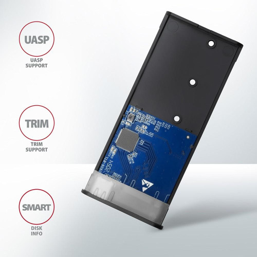 AXAGON EEM2-SG2 RAW BOX Etui zewnętrzne na dyski SSD M.2 USB-C 3.2 Gen 2 - srebrny-14451056