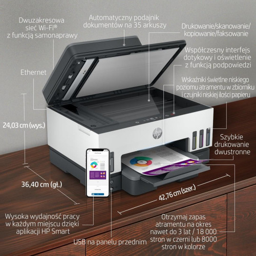 Urządzenie wielofunkcyjne HP Smart Tank 790 4WF66A-14464497