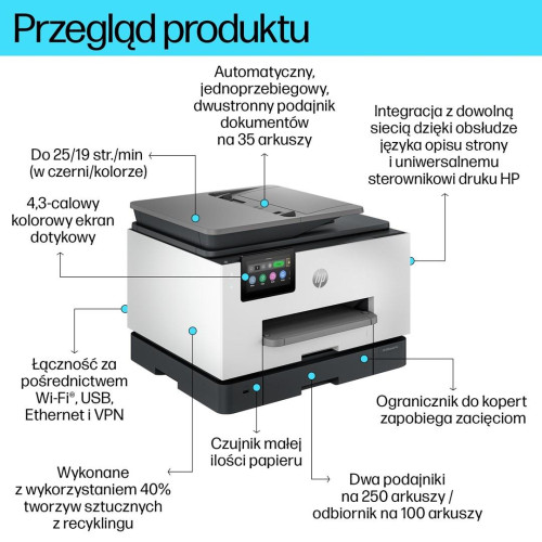 HP OfficeJet Pro Urządzenie wielofunkcyjne 9130b-14464501
