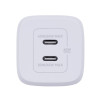 Ładowarka Belkin BoostCharge Pro Dual USB-C PD 3.0 PPS GaN Wall Charger 65W + USB-C to USB-C Cable 2m White-14518026