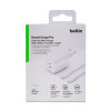 Ładowarka Belkin BoostCharge Pro Dual USB-C PD 3.0 PPS GaN Wall Charger 65W + USB-C to USB-C Cable 2m White-14518030