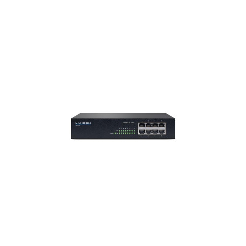 Lancom Systems GS-1108P Nie zarządzany Gigabit Ethernet (10/100/1000) Obsługa PoE Czarny-14515798