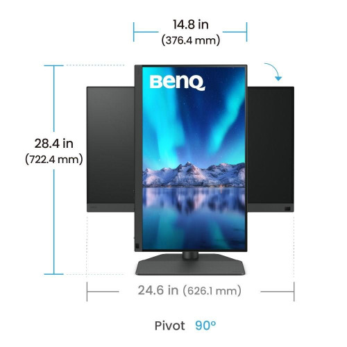 BenQ SW242Q monitor komputerowy 61,2 cm (24.1
