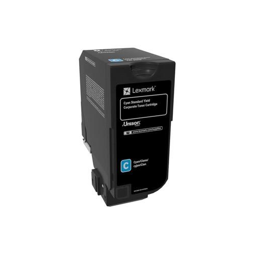 Lexmark 74C2SCE kaseta z tonerem 1 szt. Oryginalny Cyjan-14535249