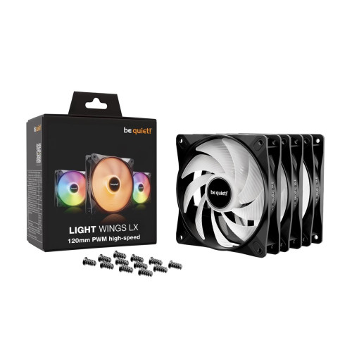 WENTYLATOR BE QUIET! Light Wings LX 120mm PWM high-speed Triple Pack-14545683
