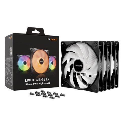 WENTYLATOR BE QUIET! Light Wings LX 140mm PWM high-speed Triple Pack-14545703