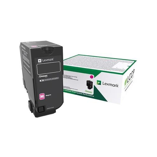 Lexmark 75B20M0 kaseta z tonerem 1 szt. Oryginalny Purpurowy