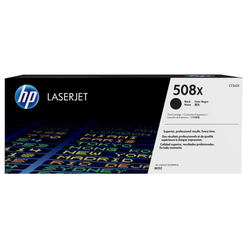 HP 508X oryginalny wkład laserowy o dużej pojemności, czarny-14596885