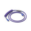 Glorious Spiralny Nebula, USB-C na USB-A, 1.37m - fioletowy-13012989