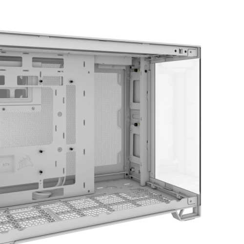 2500X Tempered Glass mATX Mid-Tower, White-14618114