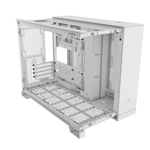 2500X Tempered Glass mATX Mid-Tower, White-14618117