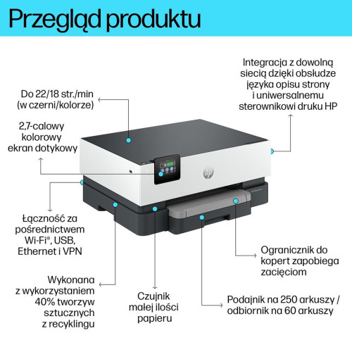 HP OfficeJet Pro Drukarka 9110b-14620065