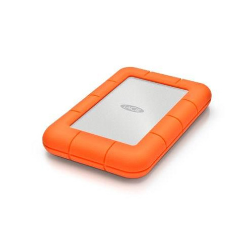 LaCie Rugged Mini zewnętrzny dysk twarde 2 TB 5400 RPM Micro-USB B 3.2 Gen 1 (3.1 Gen 1) Pomarańczowy, Srebrny-1463878