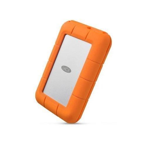 LaCie Rugged Mini zewnętrzny dysk twarde 2 TB 5400 RPM Micro-USB B 3.2 Gen 1 (3.1 Gen 1) Pomarańczowy, Srebrny-1463878