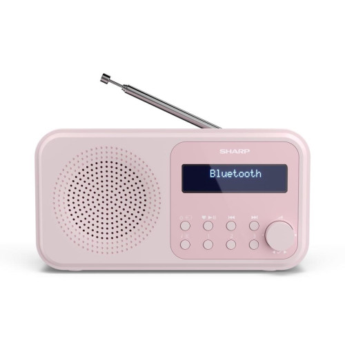 Ostry | Tokijskie Radio Cyfrowe | DR-P420(PK) | Łączność Bluetooth | Różowy | Przenośny | Połączenie bezprzewodowe-13041