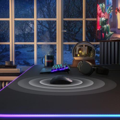 Seria SteelSeries | Mysz do gier | Rywal 3 bezprzewodowy | Optyczny | Mysz do gier | Czarny | Tak-14683024