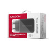 Axagon ACU-PQ45 QC 3.0, 4.0/AFC/FCP/PPS/PD, 45W, schwarz - Netzladegerät mit USB-A und USB-C Schnittstelle Telefon kom