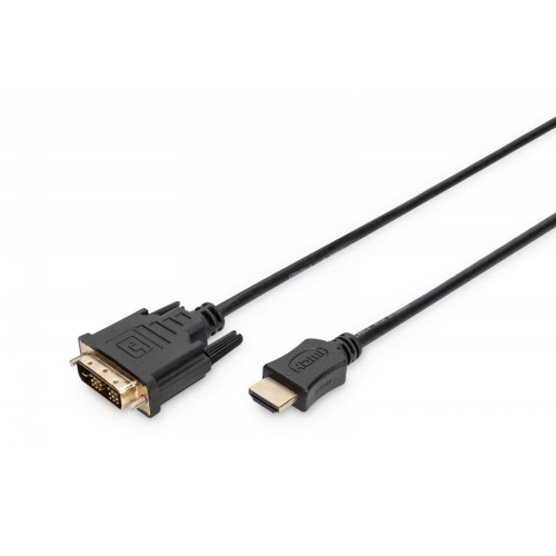 Kabel adapter HDMI Standard 1080p 60Hz FHD Typ HDMI A/DVI-D (18+1) M/M czarny 2m-14793763