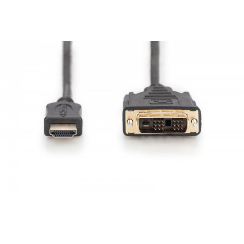 Kabel adapter HDMI Standard 1080p 60Hz FHD Typ HDMI A/DVI-D (18+1) M/M czarny 2m-14793764