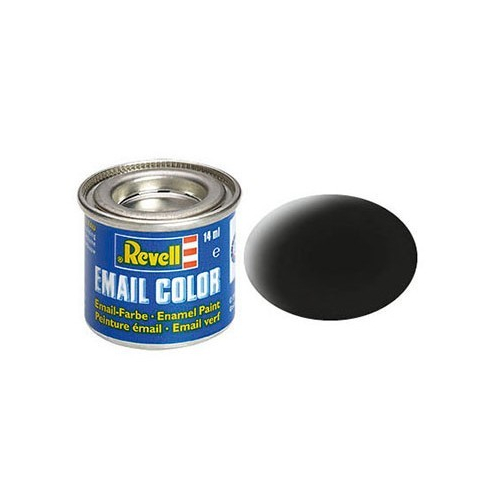 Farba Email Color 08 Black Mat 14ml