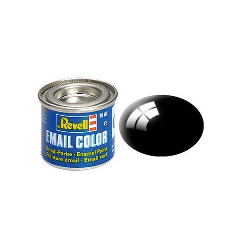 REVELL Email Color 07 Black Gloss 14ml