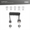 Kabel spiralny USB A/USB C, USB 2.0, PD 60W, max. 1m Czarny-14806621