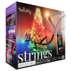 Inteligentne lampki choinkowe Strings 600 RGBW LED, łańcuch, przezroczysty przewód, 48 m, IP44-14808702