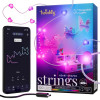 Inteligentne lampki dekoracyjne Strings USB-C (Candies) 100 LED RGB, serca, przezroczysty przewód, 6 m-14811452